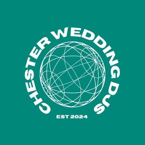 Chester Wedding DJs. Est 2024. Logo.